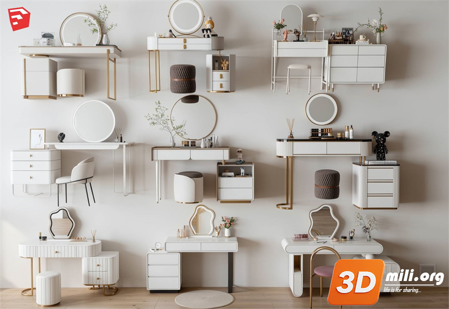 Dressing Table Skp Files 
